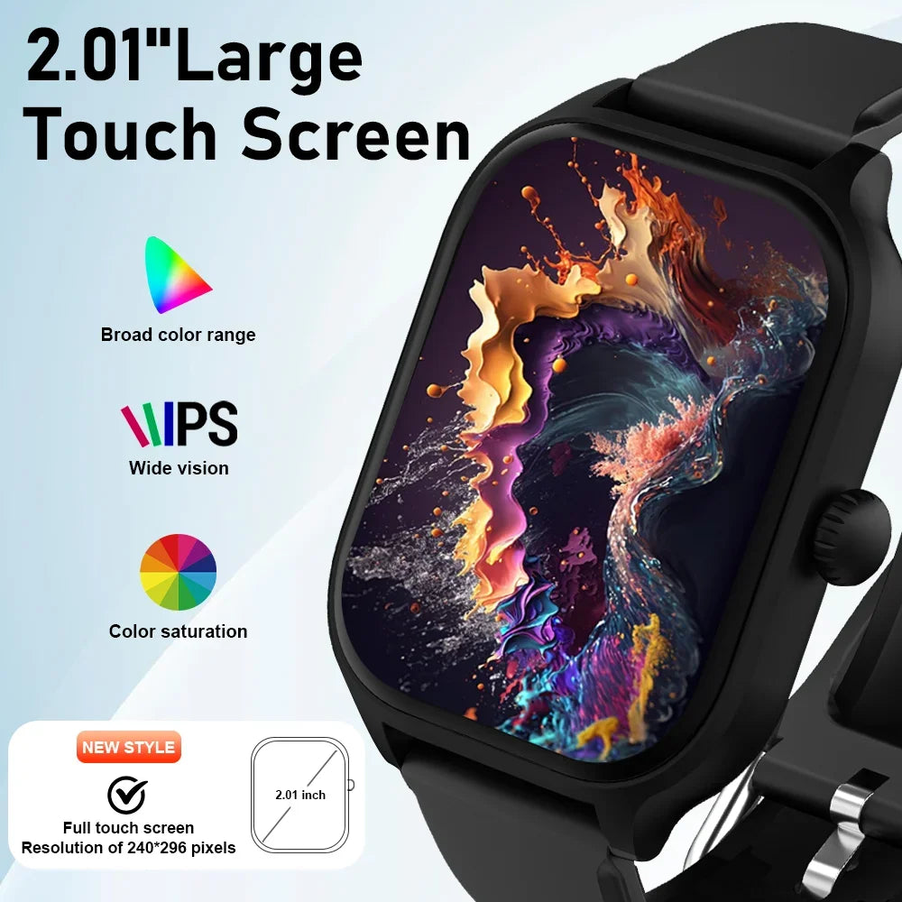 Fitness Smartwatch with 2.01" HD Display