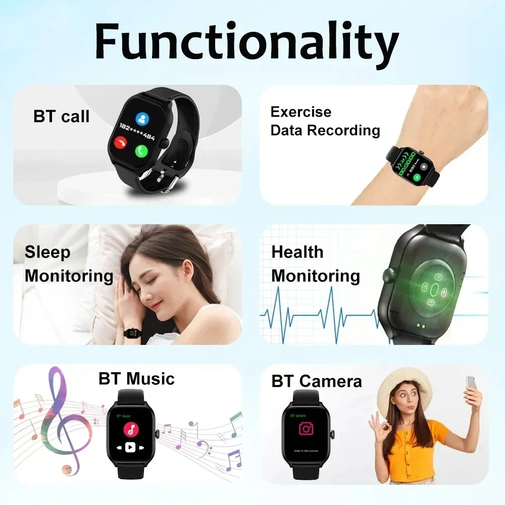 Fitness Smartwatch with 2.01" HD Display