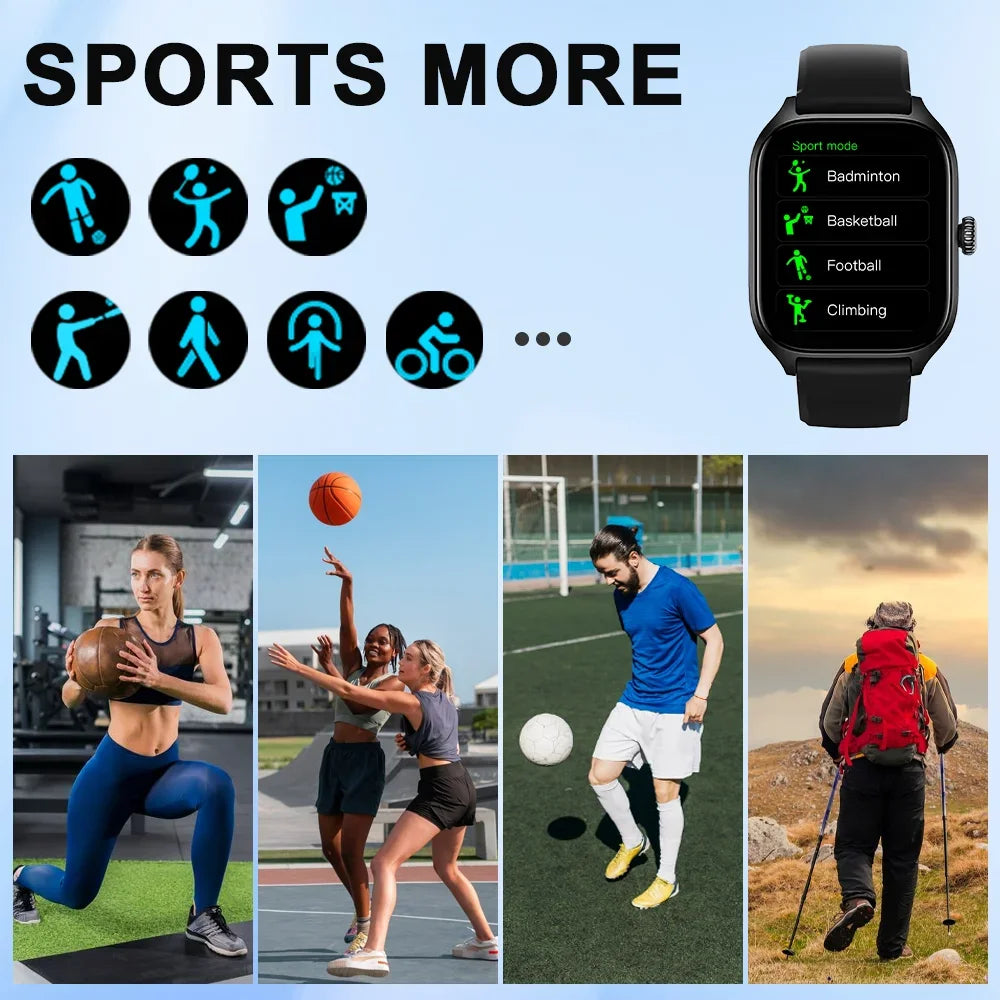 Fitness Smartwatch with 2.01" HD Display